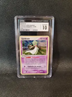 NEW CGC 10 GEM Pokemon Gardevoir 7 Ruby & Sapphire Holo Spanish PSA Grade - Image 1