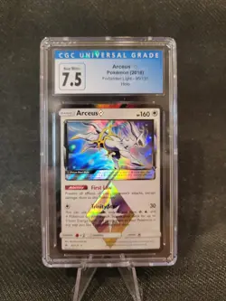 2018 Pokemon Sun & Moon Forbidden Light Arceus Prism Star Holo 96/131 CGC 7.5 - Image 1
