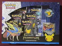 Pokemon TCG - Celebrations Zacian LV. X Deluxe Pin Collection Box Factory Sealed 820650809422 - Image 1