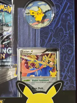Pokemon TCG - Celebrations Zacian LV. X Deluxe Pin Collection Box Factory Sealed 820650809422 - Image 5
