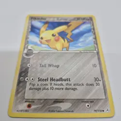 Pokemon Pikachu 79/110 Regular Holon Phantoms 50 HP Basic Common 2006 - Image 3