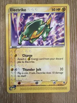 Pokemon TCG Electrike EX Ruby and Sapphire 30/109 Uncommon LP - Image 1