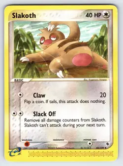 Slakoth 45/109 EX Ruby & Sapphire Pokemon Card e-Series Himeno Uncommon - VLP - Image 1