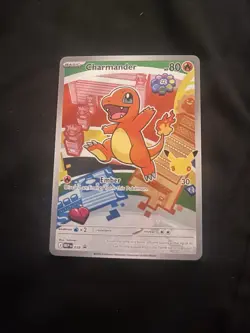 Charmander MEP 038 Pokemon First Partner Illustration Black Star Promo - Image 1