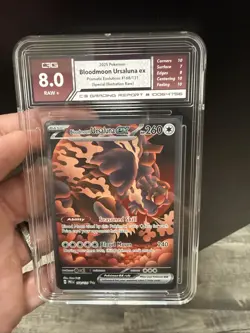 2025 POKEMON PRE SPECIAL ILLUSTRATION RARE #168 BLOODMOON URSALUNA EX C3 8 - Image 1