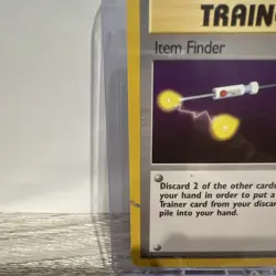 Wizards Item Finder 74/102 Base Set Regular Rare Trainer Pokemon TCG - Image 2