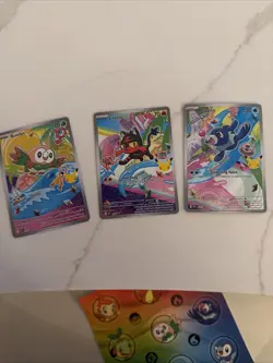 Pokemon 2026 First Partner Illustration Collection Series 1 Promos Set 43-45 NM - Image 1