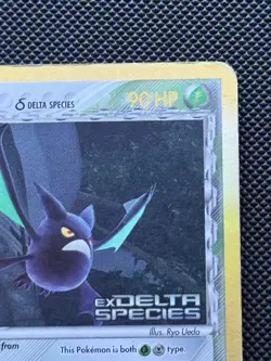 Pokemon TCG 2005 Crobat (Stamped) 2/113 Delta Species Reverse Holo HP/DMG - Image 4