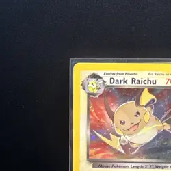 Vintage Pokemon Dark Raichu 83/82 Team Rocket Secret Rare Holo - Image 2