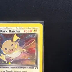Vintage Pokemon Dark Raichu 83/82 Team Rocket Secret Rare Holo - Image 3