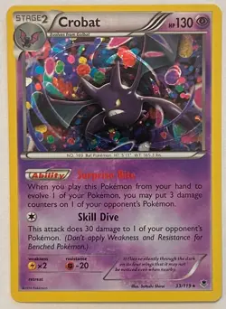 Crobat - (Cosmos Holo) 033/119 Promo Holo Pokemon TCG NM 2014 - Image 1