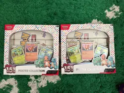 Lot of 2 Pokemon TCG Scarlet & Violet - 151 Poster Collection Boxes - New 820650853166 - Image 1