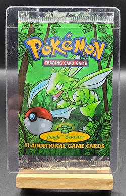 Pokemon TCG WOTC 1999 Jungle Set EMPTY Booster Pack Scyther Art - Image 1