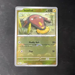 Pokemon SV White Flare WHT TCG Stunfisk 35/086 Pokeball holo - Image 1