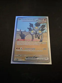 Pokemon TCG Sandy Shocks EX Paradox Rift 250/182 NM Condition SIR - Image 1