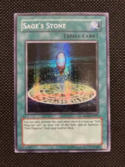 Sage's Stone ROD-EN003 Secret Rare Promo Moderately Played English Yu-Gi-Oh! - Image 1