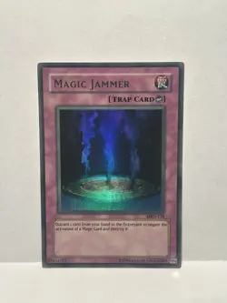 YuGiOh MAGIC JAMMER TRAP CARD Unlimited English MRD-128 Yu-Gi-Oh! NM - Image 1