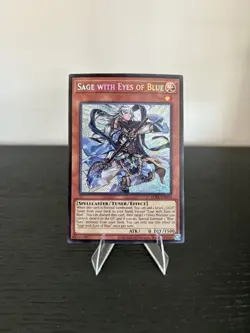YuGiOh! Sage With Eyes Of Blue LCKC-EN015 Unlimited Secret Rare LP (see desc.) - Image 1