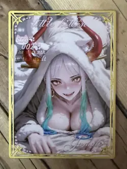 One Piece CCG Goddess Yamato Metal Card - Peek A Boo Under Covers - Image 1