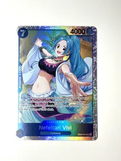 One Piece TCG Nefeltari Vivi EB04-025 The Azure Sea's Seven English - Image 1