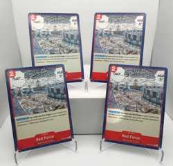 Red Force Playset - OP09-021 x4 - Emperors in the New World - One Piece TCG - Image 1