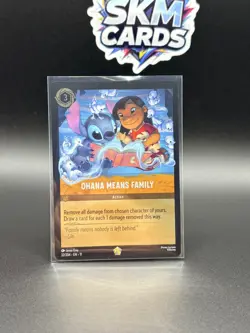 Disney Lorcana Ohana Means Family 32/204 Winterspell FOIL Legendary NM TCG - Image 3