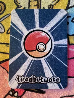 Pokemon Parody Cards by Tiredbutwoke Set 1 - Rayquaza Holographic Signed Card - Image 2