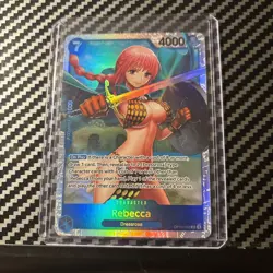 Rebecca SR OP10-058 One Piece Card English - Image 1