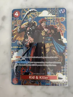 One Piece Card Game TCG Kid and Killer SP EB01-003 Alternate Art #EB01-003 - Image 1