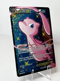 Pokemon Mew EX TCG Full Art Holo Card RC24/RC25 Legendary Treasures Ultra Rare - Image 2