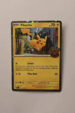 Pikachu 018/091 Cosmos Holo Trick or Trade 2024 Pokemon Card 😍✨ - Image 2