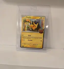 Pikachu 018/091 Cosmos Holo Trick or Trade 2024 Pokemon Card 😍✨ - Image 5