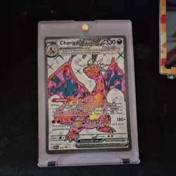 Charizard ex SVP 056 Pokemon Scarlet Violet Promo Full Art Card NM with case - Image 3