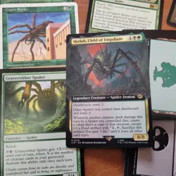 MTG Commander Magic Deck 100 Cards - Shelob Child of Ungoliant SPIDERS Tribal - Image 1