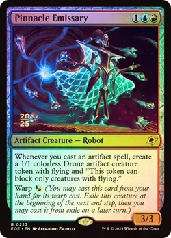 ** Pinnacle Emissary ** [NM] MTG FOIL PRERELEASE GOLD STAMP HARD TO FIND RARE - Image 1