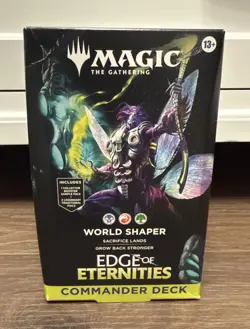 NEW Magic The Gathering Edge of Eternities Commander Deck World Shaper MTG - Image 1