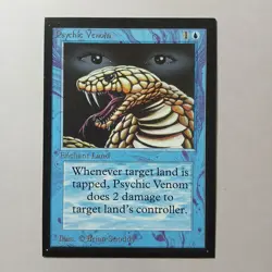 Psychic Venom x (1) MTG - Collectors' Edition (CE) - EX/NM - Image 1