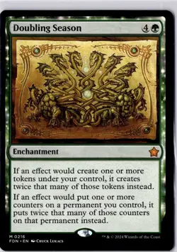 Doubling Season Foundations Regular NM M 0216 - Image 1