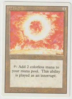 MAGIC THE GATHERING SOL RING REVISED EDITION Regular MINT/NEAR MINT - Image 1