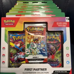 Pokemon TCG First Partner Illustration Collection - Series 1 - Sealed - Image 1