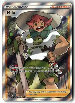 Milo ⭐ 190/192 Holo Rare Ultra Rebel Clash 2020 Pokemon NM - Image 1