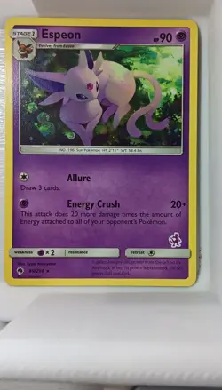 Espeon 089/214 Battle Academy Promo Stamped 2018 90 HP Stage 1 Pokemon TCG - Image 1