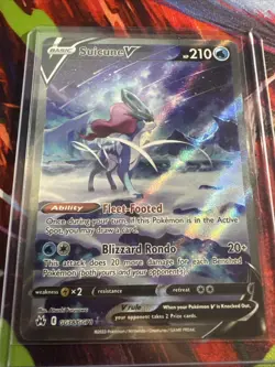 Pokemon Suicune v Crown Zenith Galarian Gallery Holo Ultra Rare Card GG38/GG70 - Image 1