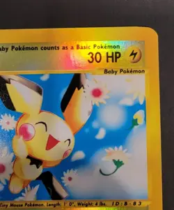 Pokemon TCG Pichu 22/165 Rare REVERSE HOLO Expedition SEE PHOTOS LP/NM - Image 3