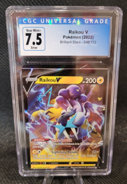 Pokemon TCG Miscut lot, CGC ERROR blue label 5 slabs misprint Brilliant RARE - Image 4
