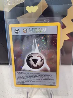 Pokemon Vintage Holo Metal Energy Neo Genesis 19/111 WotC Double Swirl - Image 3