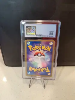 SWIRL 2002 POKEMON JPN MYSTERIOUS MOUNTAINS 1ST 19 MOLTRES-HOLO CGC 7 NM PSA - Image 2