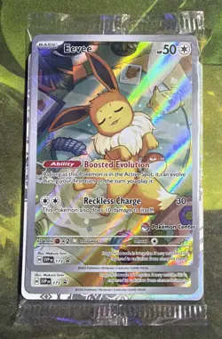 Eevee 173 Promo Pokemon Center Exclusive - Prismatic Evolutions - Factory Sealed - Image 1
