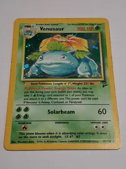Pokemon TCG: Venusaur (18/130) - Base Set 2, Holo HP - Image 1