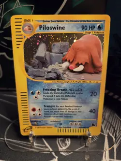 Pokemon Piloswine Holo H22 Skyridge LP/MP - Image 1